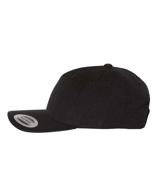 YP Classics Premium Five-Panel Curved Bill Snapback Cap 5789M