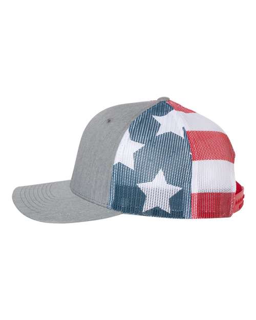 Richardson Printed Mesh Trucker Cap 112PM