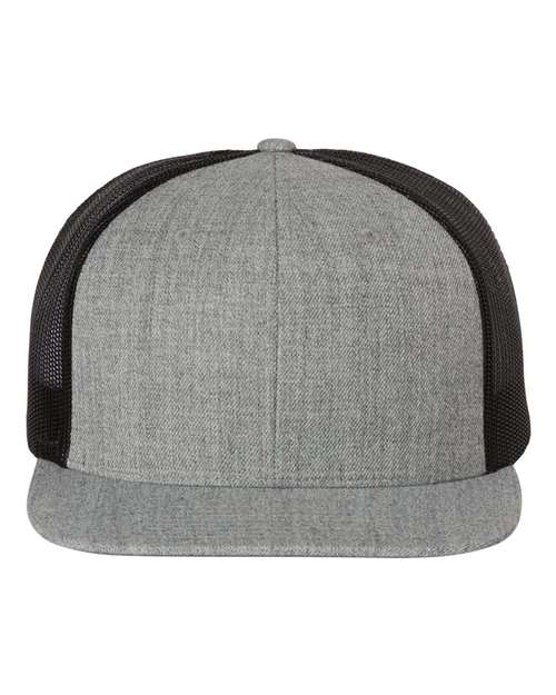 Richardson Wool Blend Flat Bill Trucker Cap 511