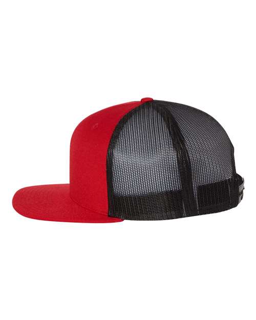 Richardson Wool Blend Flat Bill Trucker Cap 511