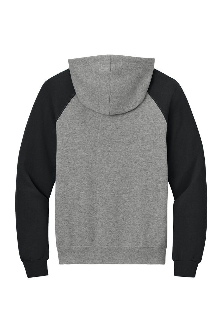 Jerzees Unisex NuBlend Colorblock Raglan Hoodie Sweatshirt 96C