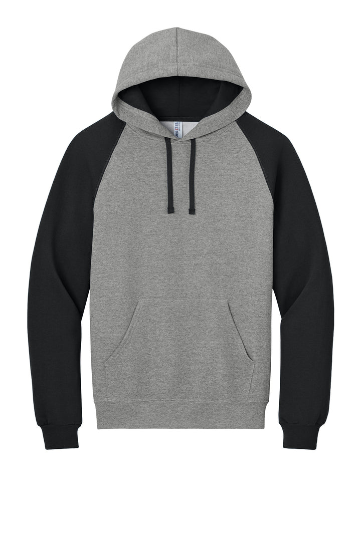 Jerzees Unisex NuBlend Colorblock Raglan Hoodie Sweatshirt 96C