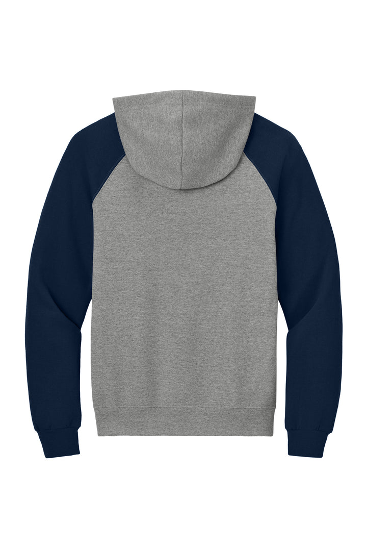 Jerzees Unisex NuBlend Colorblock Raglan Hoodie Sweatshirt 96C