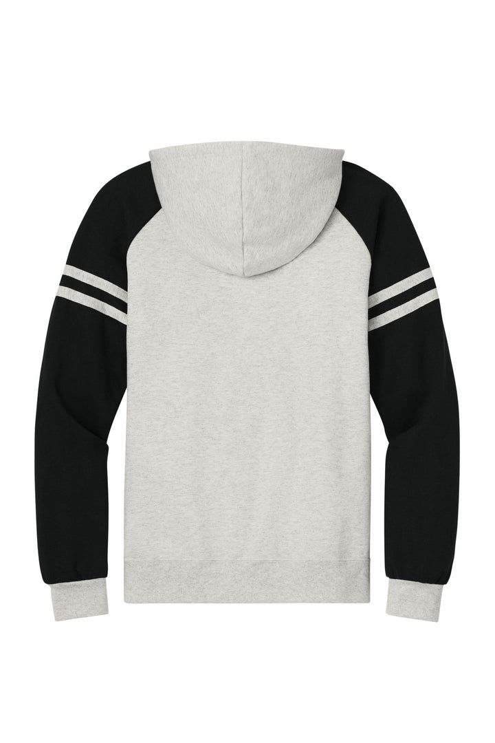 Jerzees Unisex NuBlend Varsity Colorblock Hooded Sweatshirt 97C