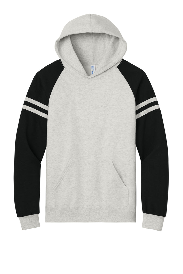 Jerzees Unisex NuBlend Varsity Colorblock Hooded Sweatshirt 97C