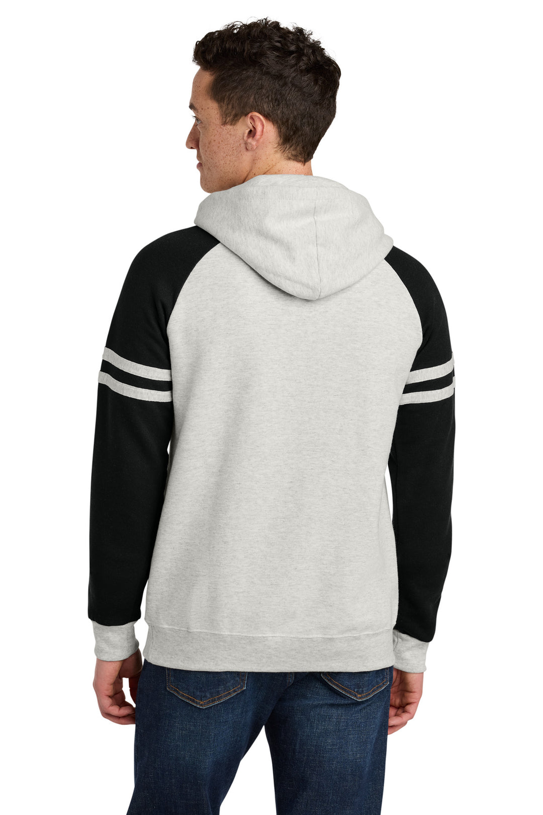 Jerzees Unisex NuBlend Varsity Colorblock Hooded Sweatshirt 97C