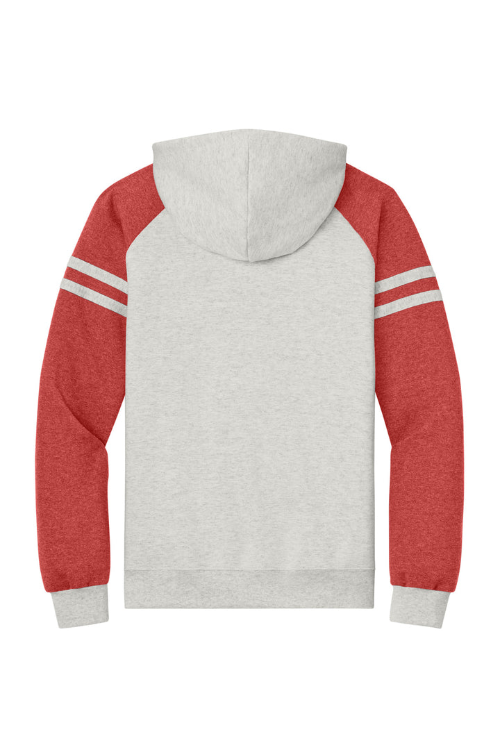 Jerzees Unisex NuBlend Varsity Colorblock Hooded Sweatshirt 97C