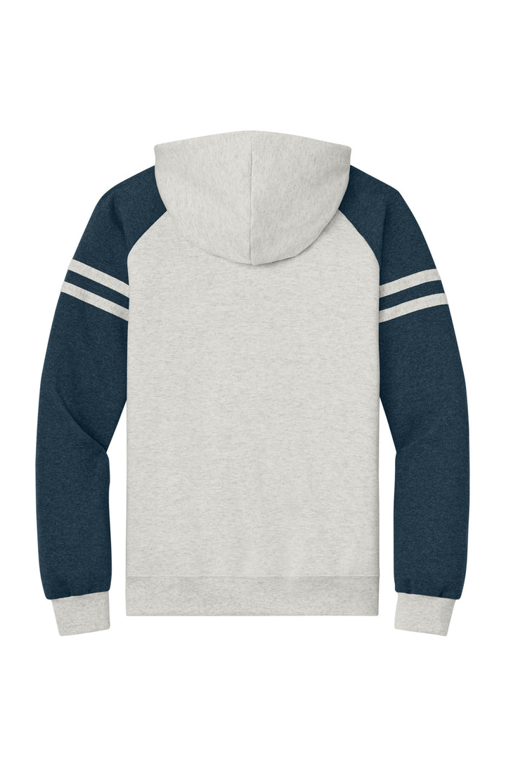 Jerzees Unisex NuBlend Varsity Colorblock Hooded Sweatshirt 97C