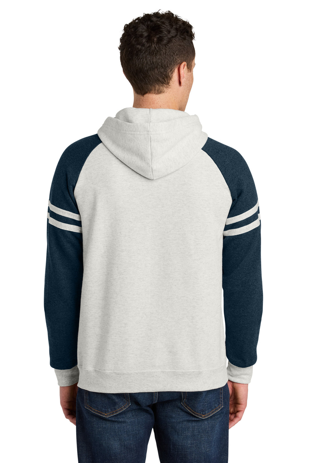 Jerzees Unisex NuBlend Varsity Colorblock Hooded Sweatshirt 97C