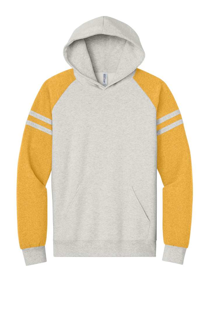 Jerzees Unisex NuBlend Varsity Colorblock Hooded Sweatshirt 97C