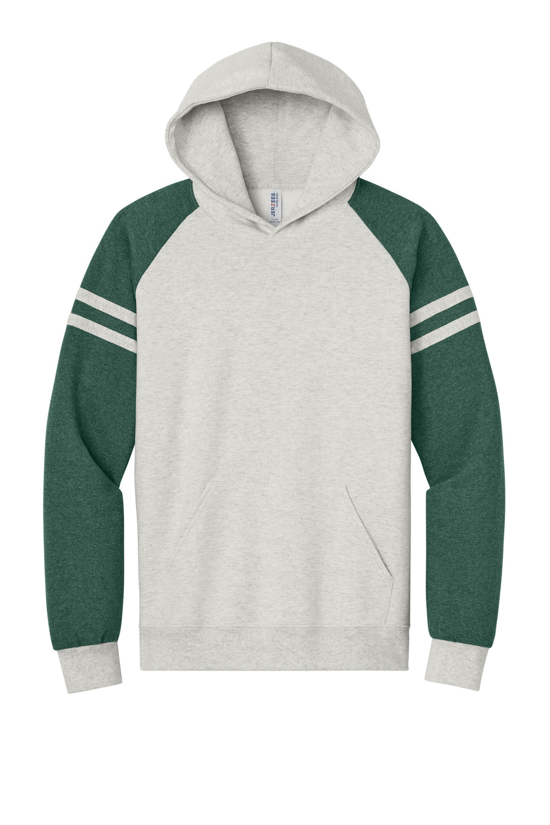 Jerzees Unisex NuBlend Varsity Colorblock Hooded Sweatshirt 97C
