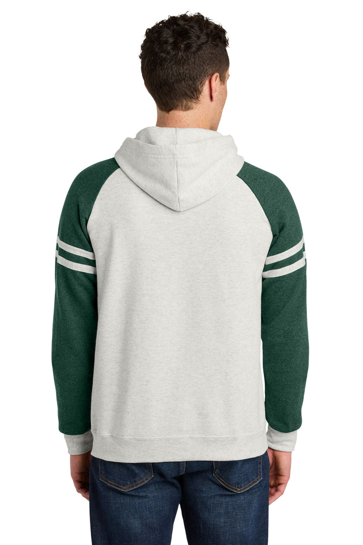 Jerzees Unisex NuBlend Varsity Colorblock Hooded Sweatshirt 97C