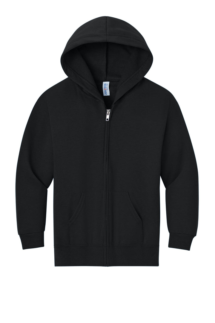 Jerzees - Youth NuBlend Full-Zip Hooded Sweatshirt.  993B