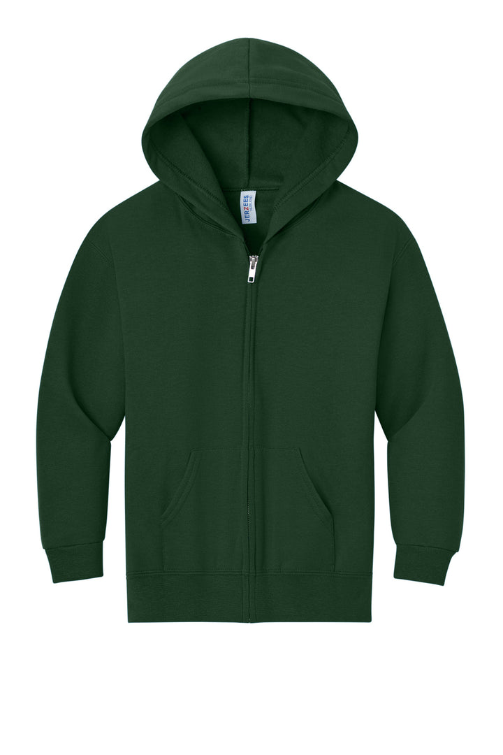 Jerzees - Youth NuBlend Full-Zip Hooded Sweatshirt.  993B