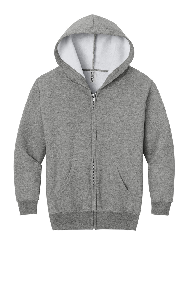 Jerzees - Youth NuBlend Full-Zip Hooded Sweatshirt.  993B