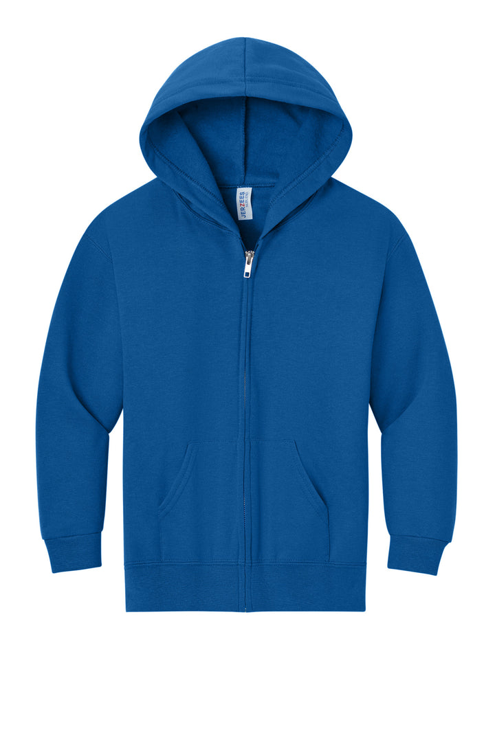 Jerzees - Youth NuBlend Full-Zip Hooded Sweatshirt.  993B