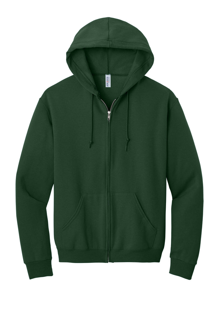 Jerzees - NuBlend Full-Zip Hooded Sweatshirt.  993M