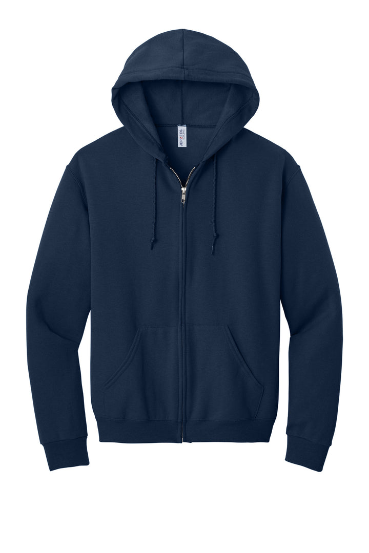 Jerzees - NuBlend Full-Zip Hooded Sweatshirt.  993M