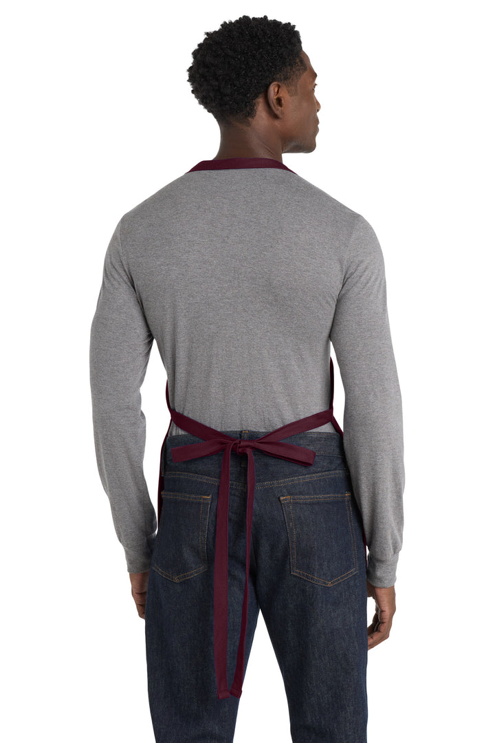 Port Authority Medium-Length Apron with Pouch Pockets.  A510