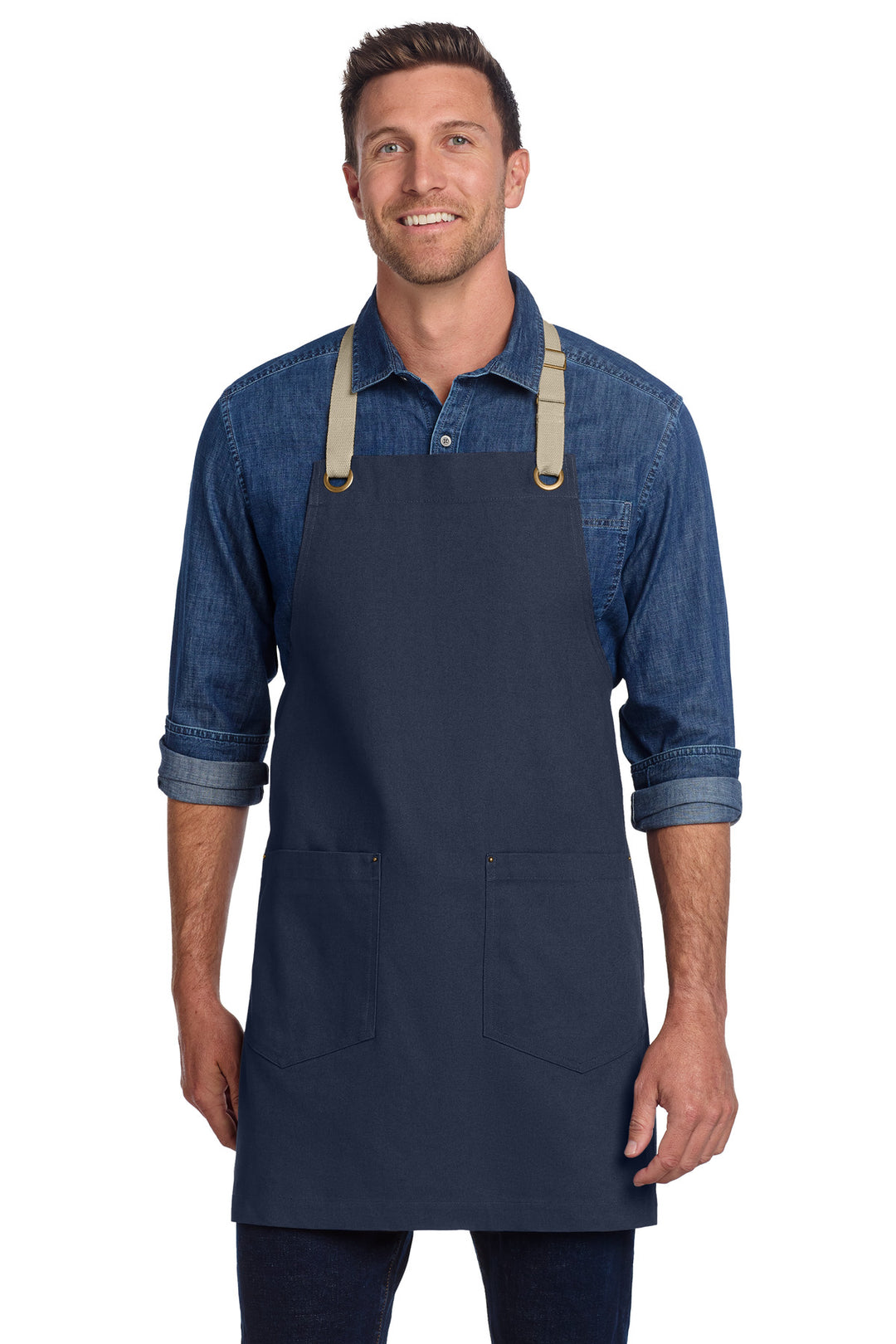 Port Authority Canvas Full-Length Two-Pocket Apron A815