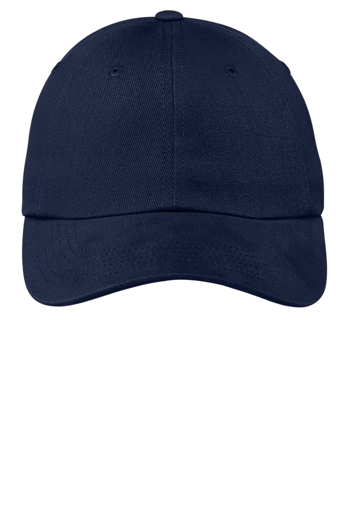 Port Authority Unstructured Brushed Twill Cap.  BTU