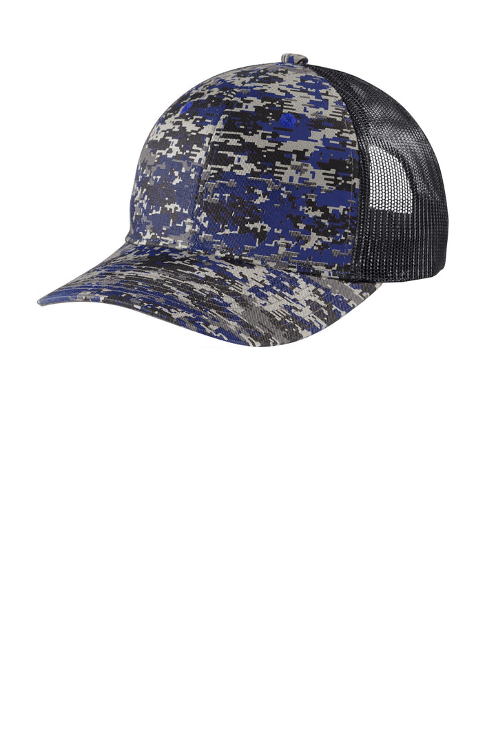 Port Authority  Digi Camo Snapback Trucker Cap C404