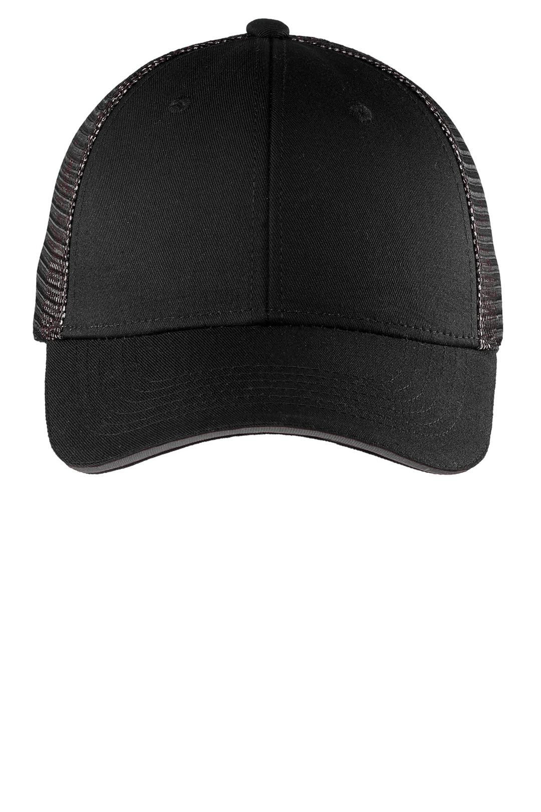 Port Authority Double Mesh Snapback Sandwich Bill Cap. C818