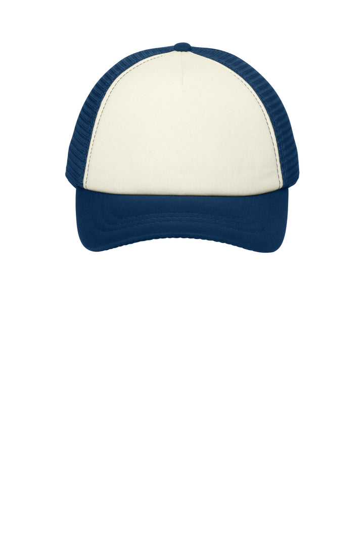 Port Authority  5-Panel Twill Foam Trucker Cap. C936