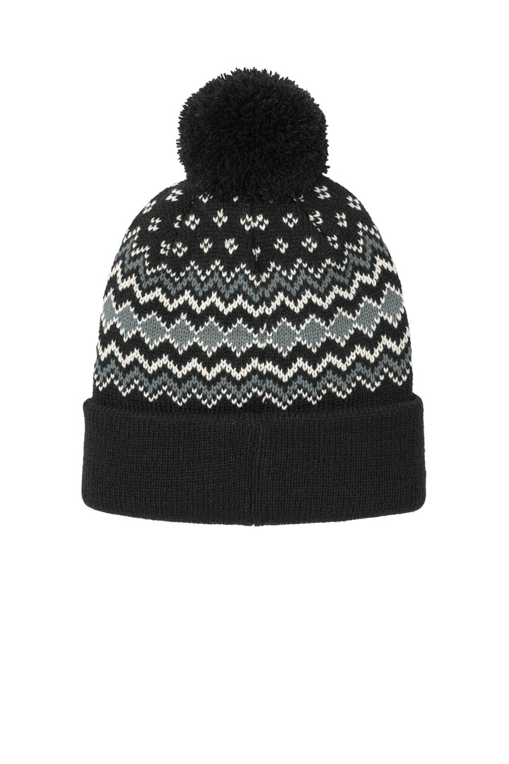 Port Authority Alpine Pom Beanie C991