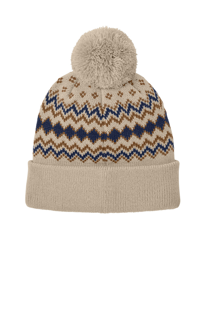 Port Authority Alpine Pom Beanie C991