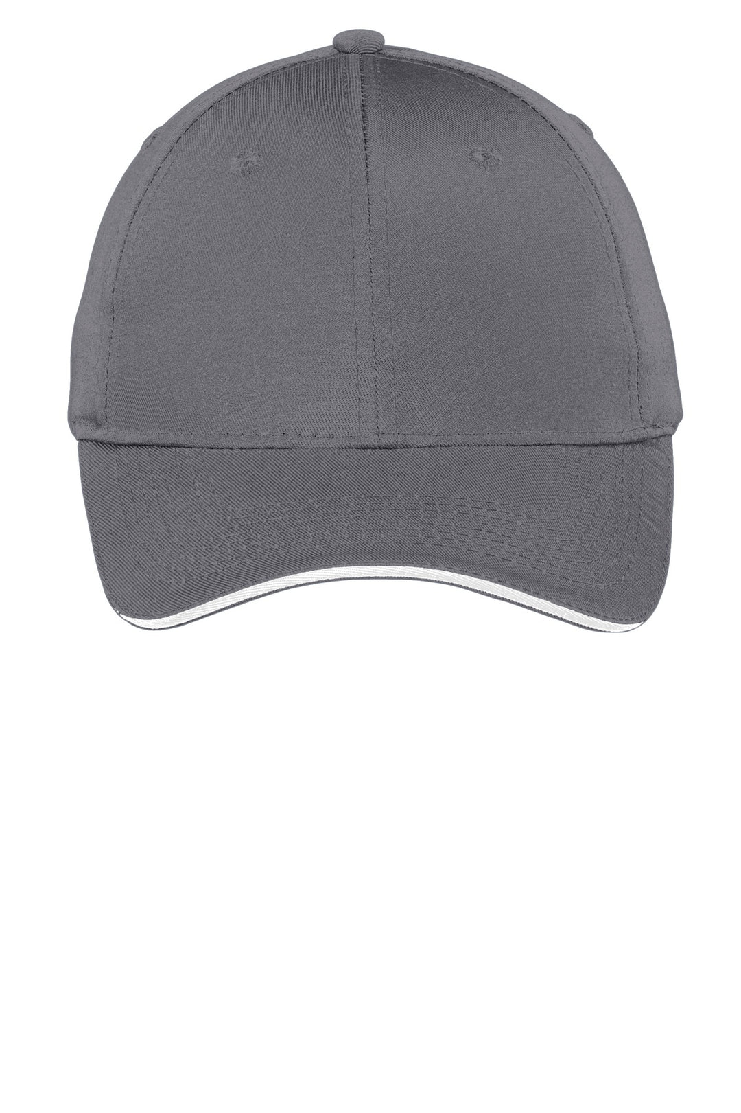 Port Authority Cotton Twill Sandwich Bill Cap.  CP85