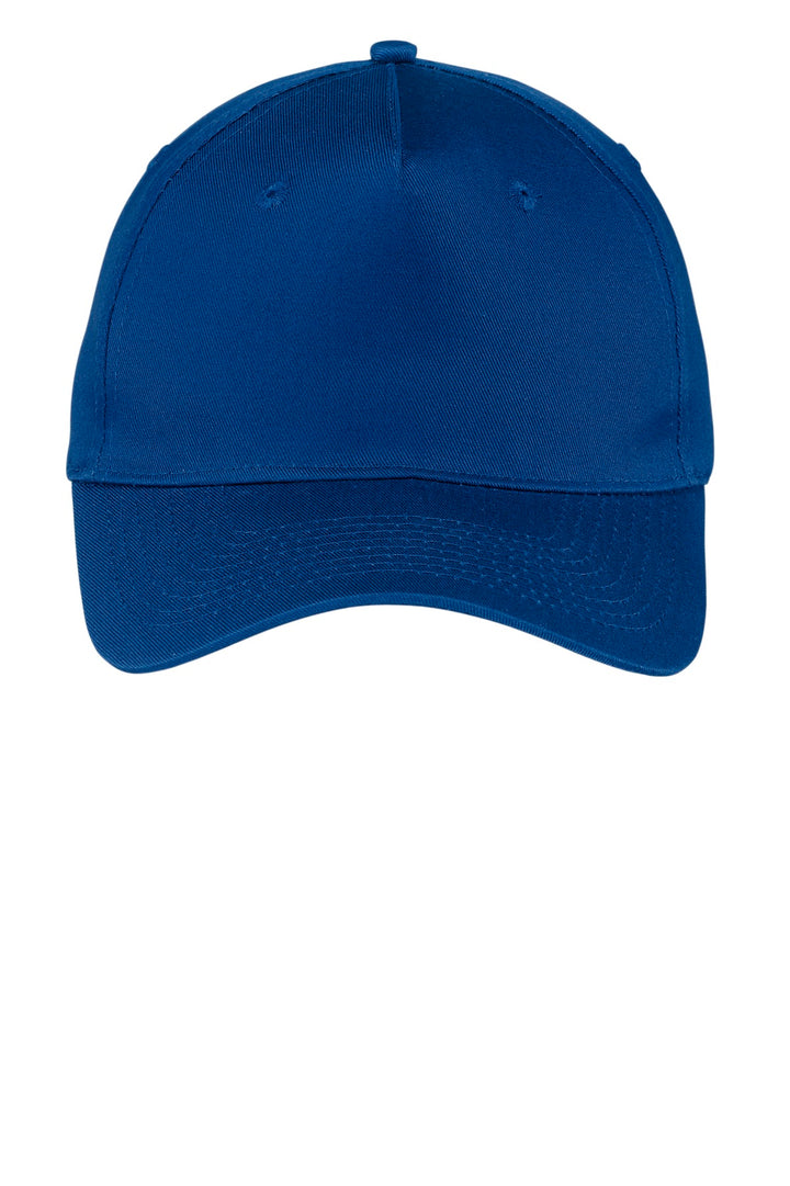 Port Authority Five-Panel Twill Cap.  CP86
