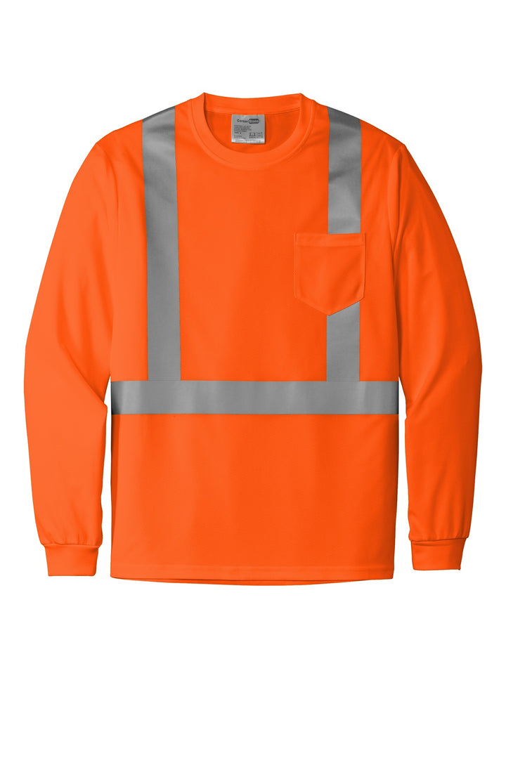 CornerStone  ANSI 107 Class 2 Mesh Long Sleeve Tee. CS201