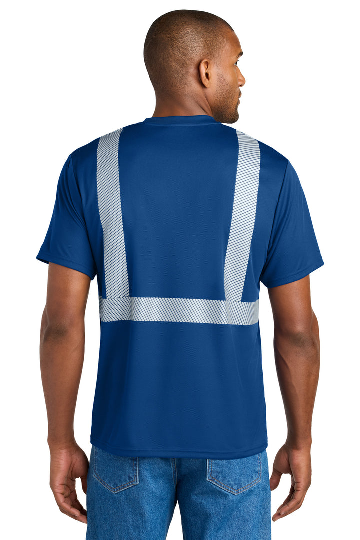 CornerStone Enhanced Visibility Segmented Tape Tee CS206