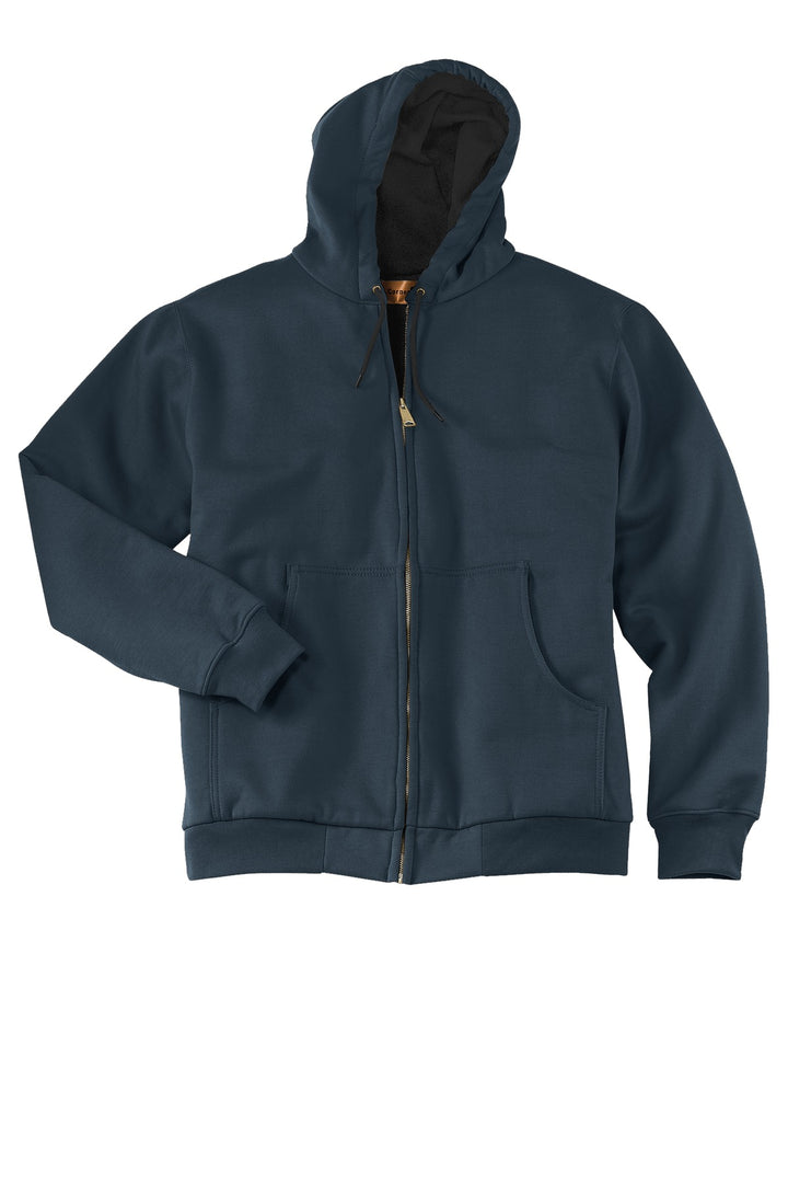 CornerStone - Heavyweight Full-Zip Hooded Sweatshirt with Thermal Lining.  CS620
