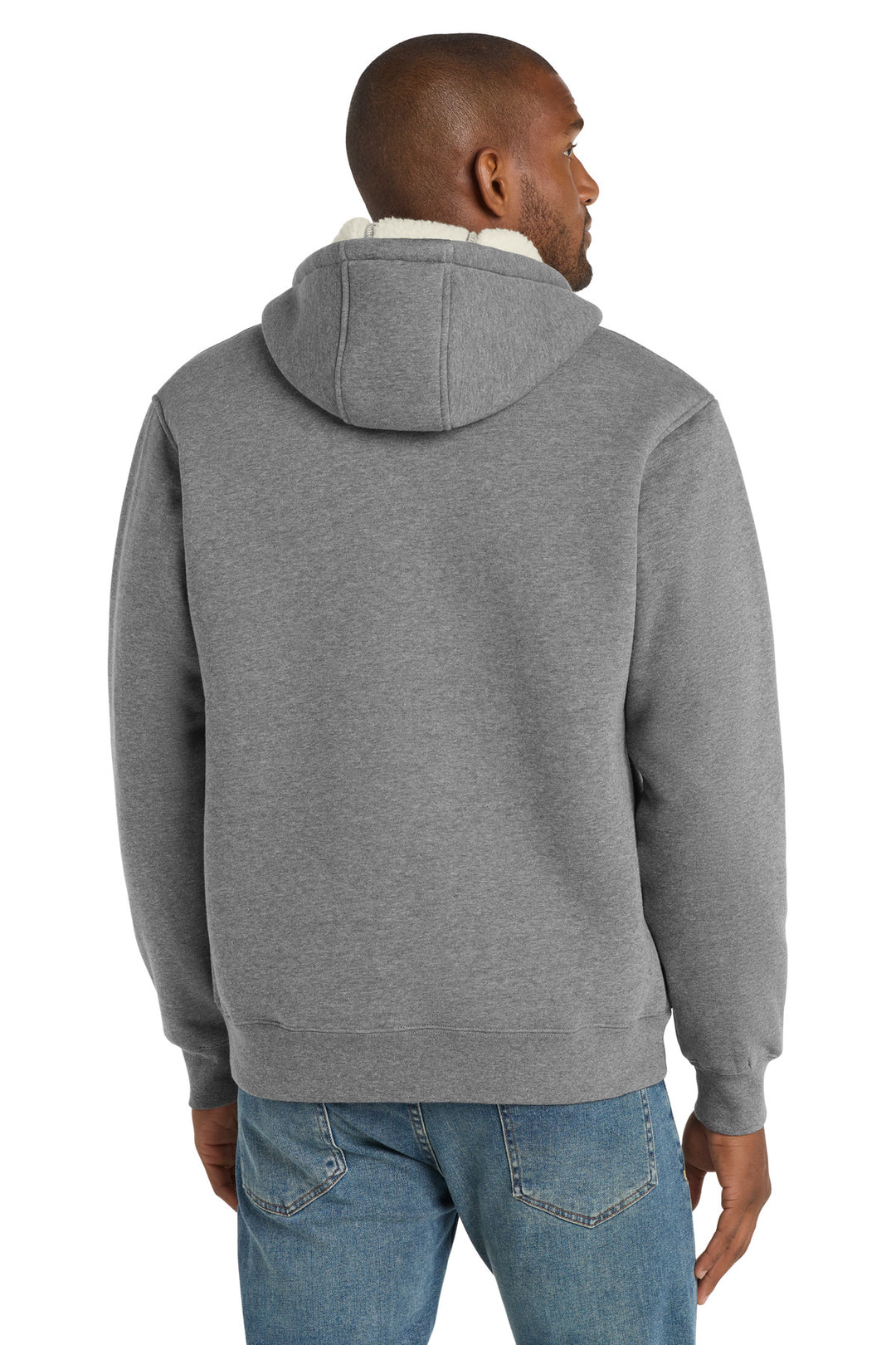 CornerStone Heavyweight Sherpa-Lined Hooded Fleece Jacket. CS625