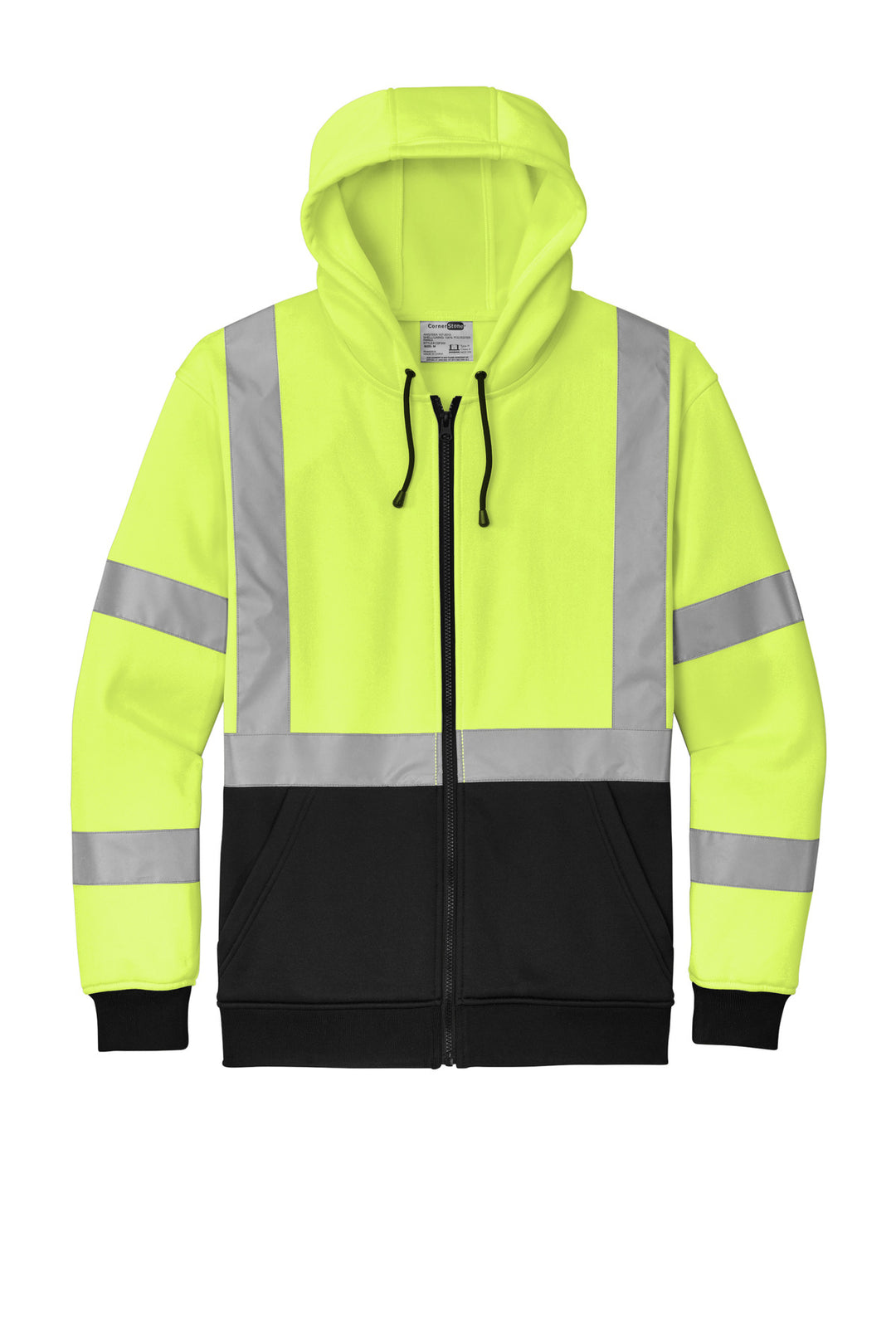 CornerStone A107 Class 3 Heavy-Duty Fleece Full-Zip Hoodie CSF300