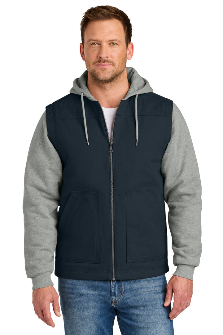 CornerStone Duck Fleece Full-Zip Hooded Jacket CSJ42
