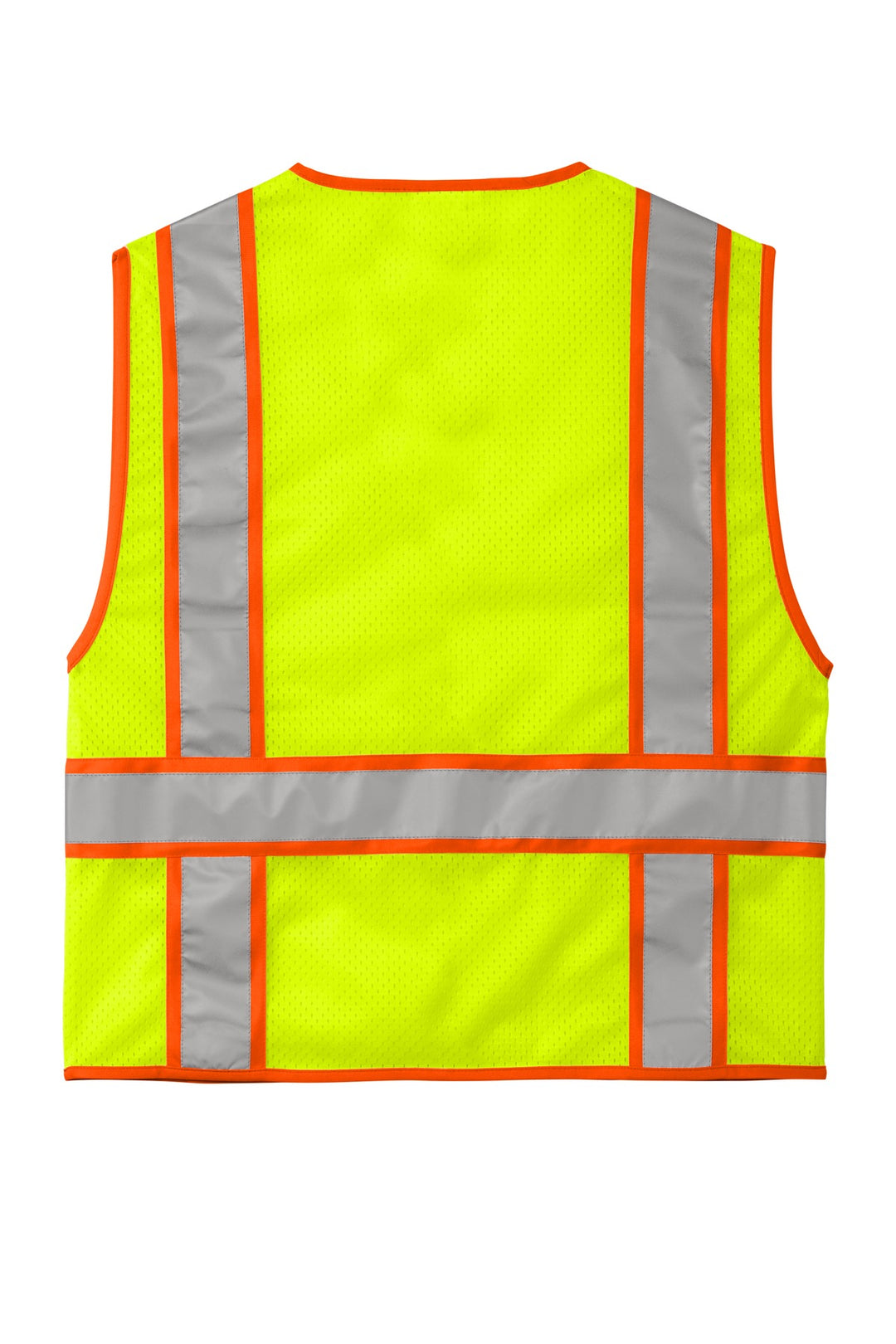 CornerStone  ANSI 107 Class 2 Mesh Zippered Two-Tone Vest. CSV103