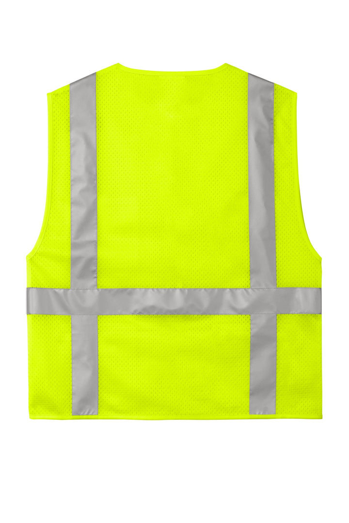 CornerStone  ANSI 107 Class 2 Mesh Six-Pocket Zippered Vest. CSV104