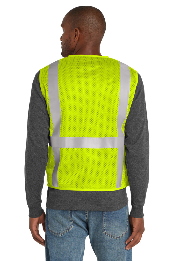 CornerStone  ANSI 107 Class 2 Mesh Six-Pocket Zippered Vest. CSV104