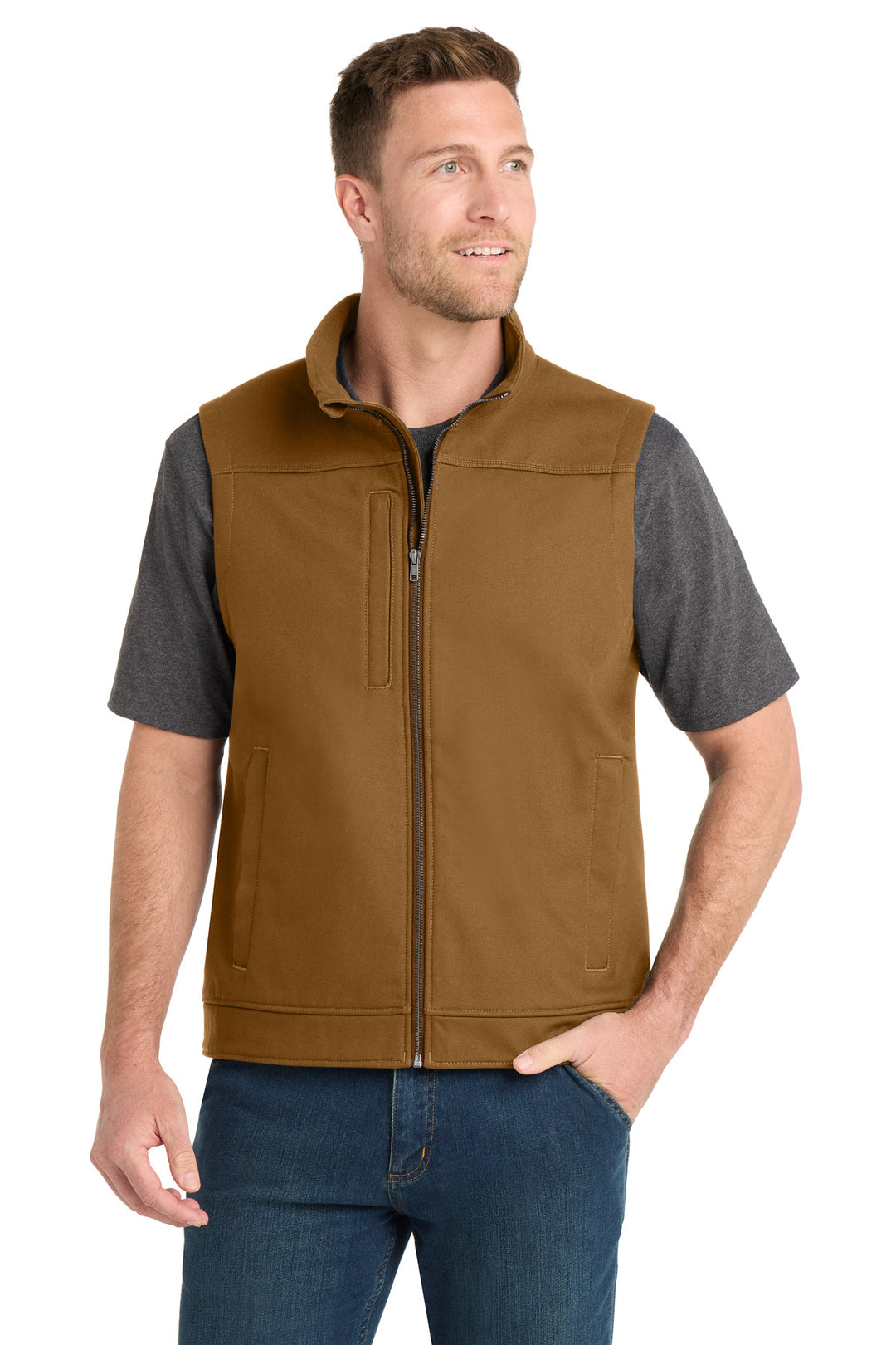 CornerStone Duck Bonded Soft Shell Vest CSV60