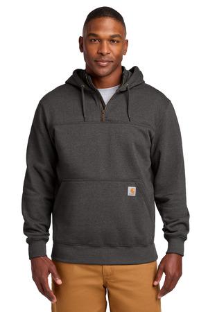 Carhartt  Rain Defender  Paxton Heavyweight Hooded Zip Mock Sweatshirt. CT100617