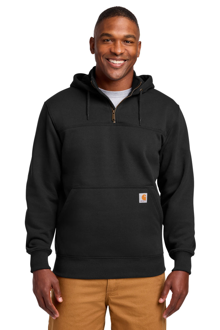 Carhartt  Rain Defender  Paxton Heavyweight Hooded Zip Mock Sweatshirt. CT100617