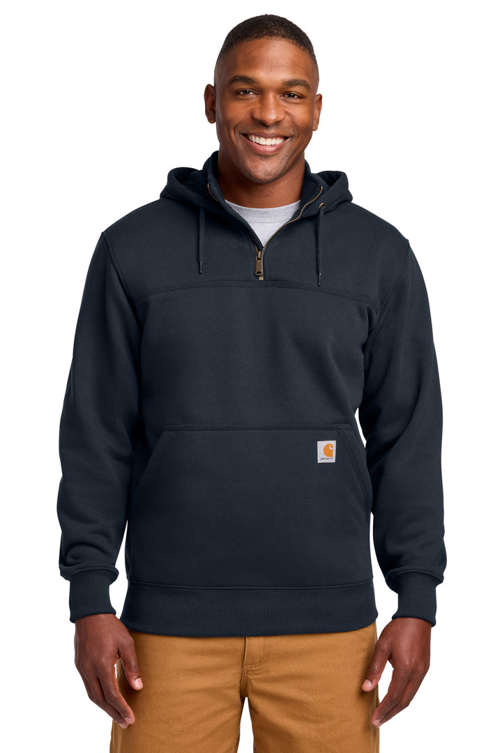 Carhartt  Rain Defender  Paxton Heavyweight Hooded Zip Mock Sweatshirt. CT100617