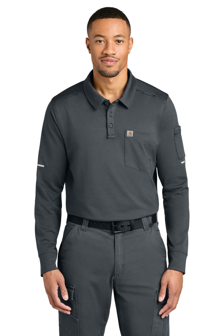 Carhartt FLD &amp; RSCU Long Sleeve Polo CTC16129