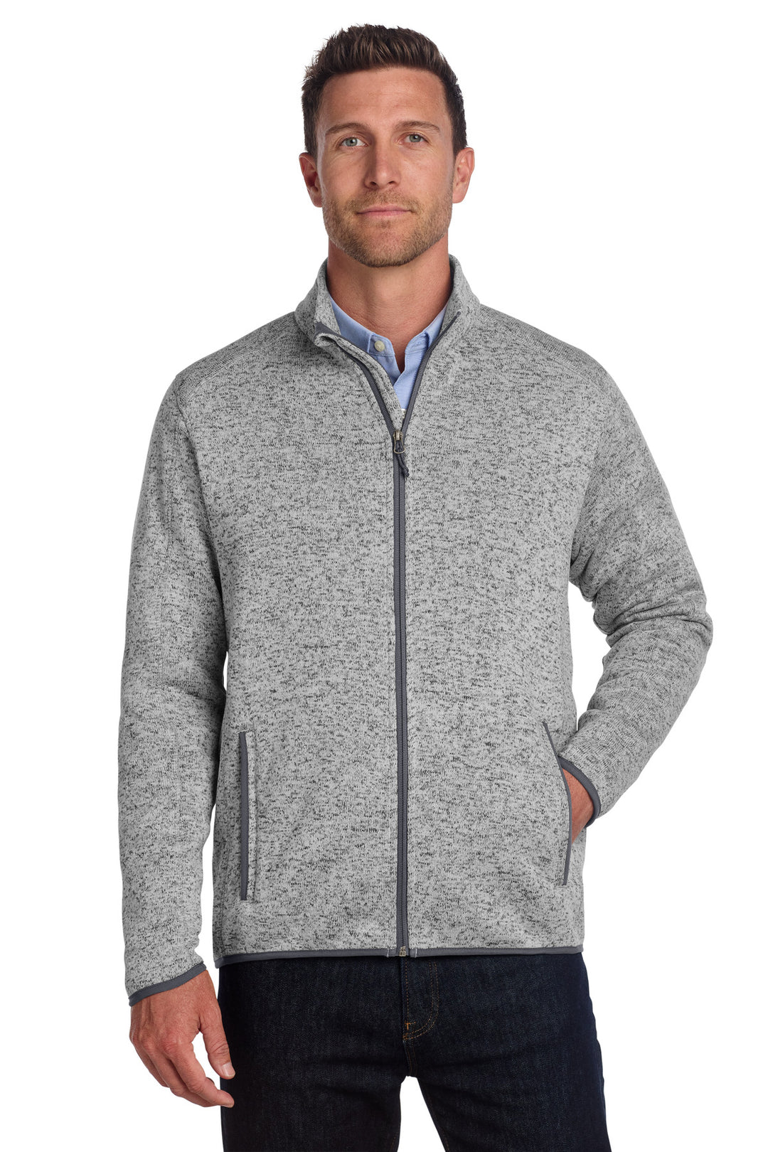 Port Authority Sweater Fleece Jacket. F232