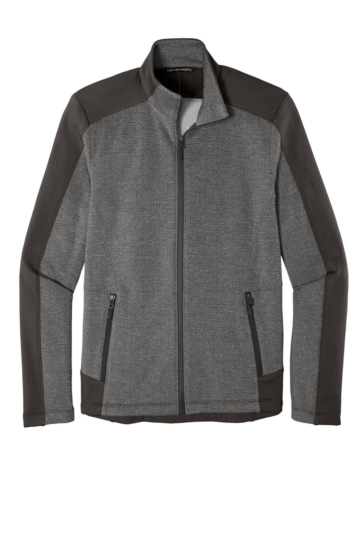 Port Authority  Grid Fleece Jacket. F239