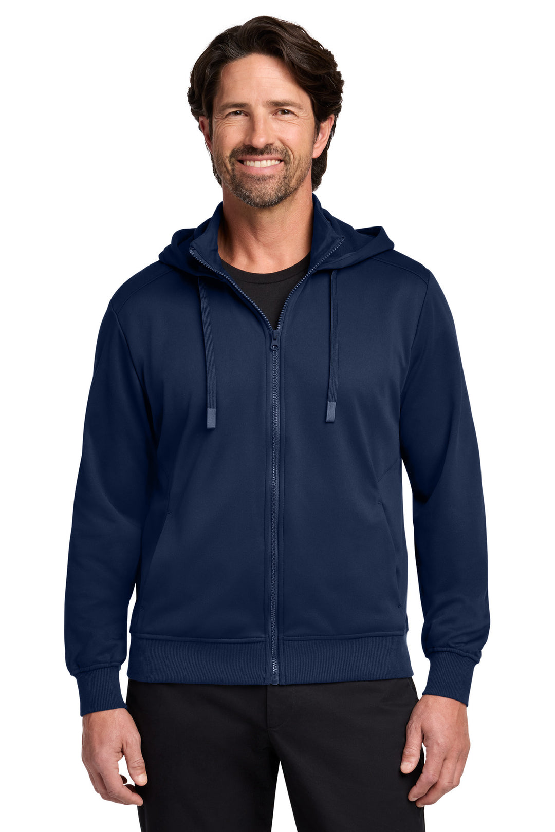 Port Authority Smooth Fleece Hooded Jacket F814