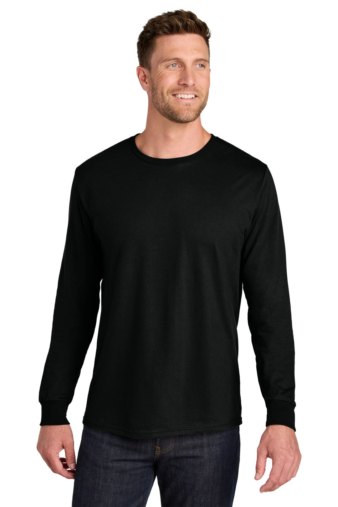 Jerzees Ultimate Unisex Ring Spun Long Sleeve T-Shirt IC46L